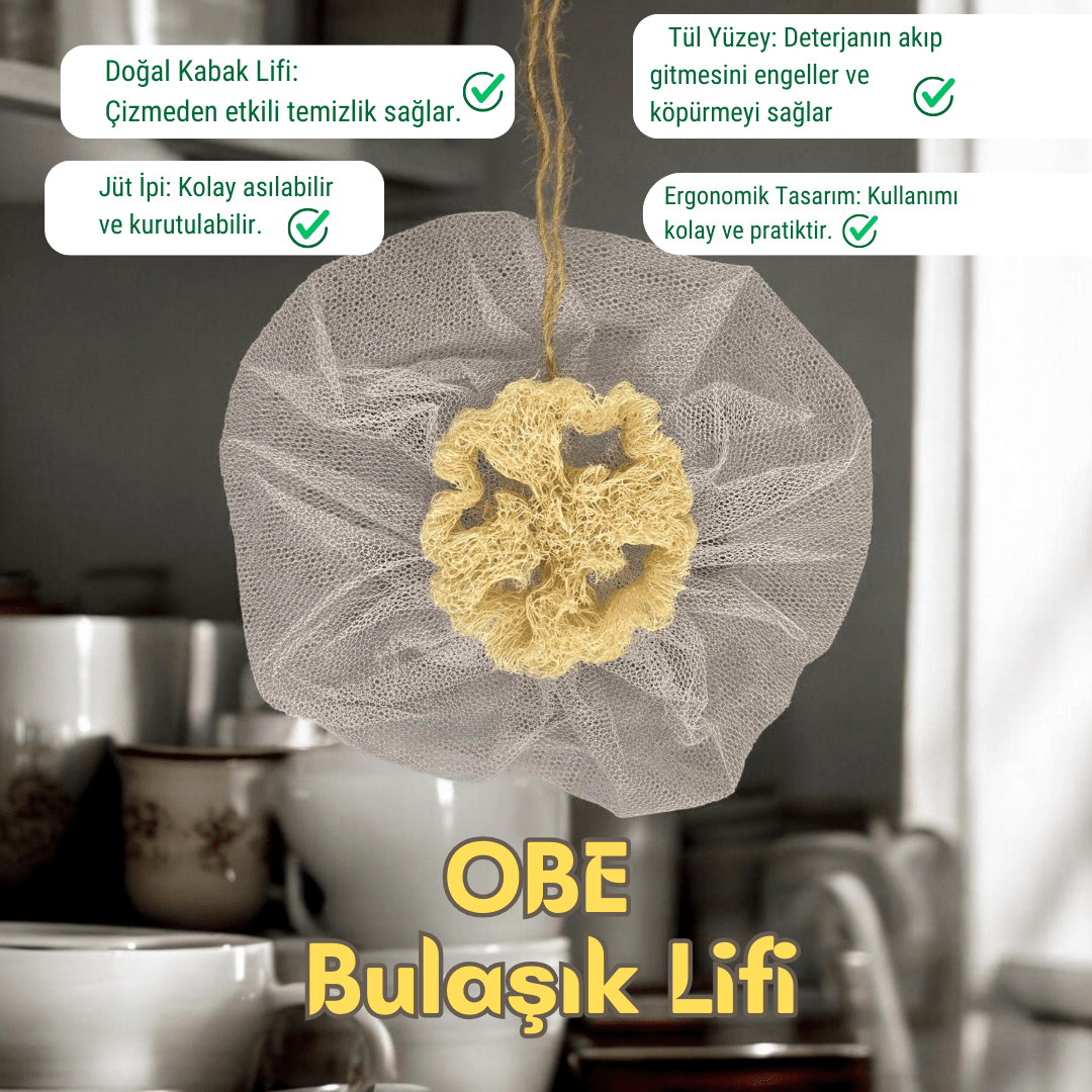 Kabak Lifi Bulaşık Tülü