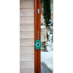 Nazar Boncuklu Jade Yeşili Fatma Ana Bereket Eli Cam Duvar Süsü