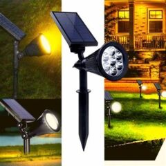 Solar 7W Kazıklı Bahçe Armatürü RGB