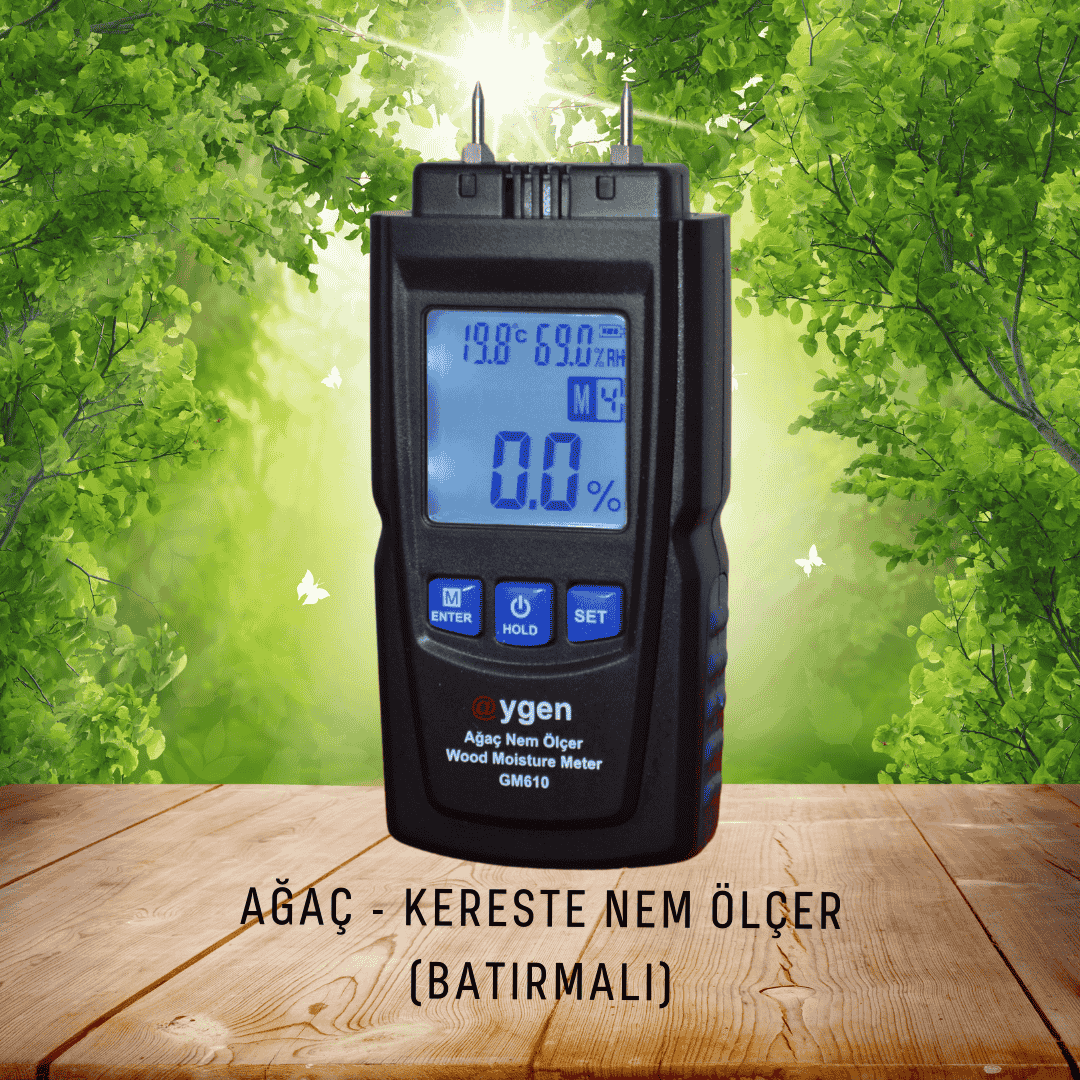 Ağaç - Kereste Nem Ölçer (BATIRMALI)