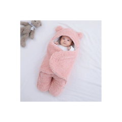0-12 Ay Bebek Dış Kundak Welsoft Battaniye Ayaklı Model Pembe kundak