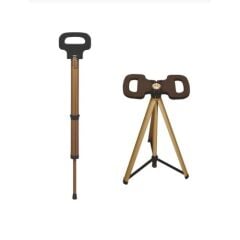 Katlanabilir Baston Tabure, Walking stick and portable stoo