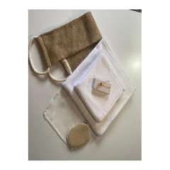 %100 Keten Sırt Lifi, Yüz Lifi, Kese, Ponza Taşı 1. Sınıf Baş Ve Vücut Havlusu 6lı Banyo Hamam Seti